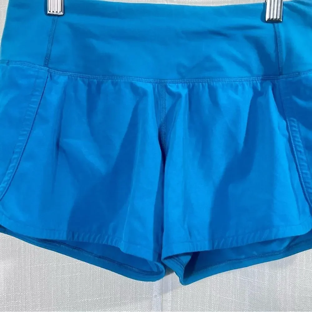 lululemon athletica Teal Running Shorts